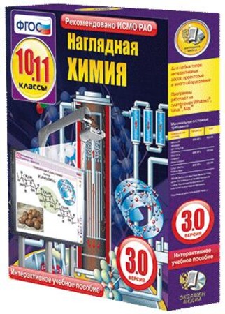 Интерактивное учебное пособие "Наглядная химия 10-11 классы"